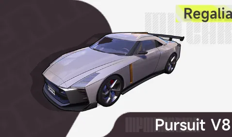 Pursuit V8 vehicle artwork